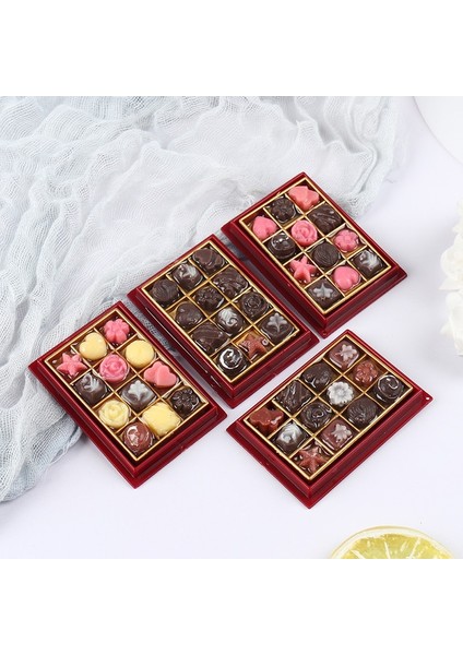 Resim Stili Olarak 1 Takım ve Dollhouse Minyatür Mocolate Modeli Ev Bebek Aksesuarları Için Mutfak Gıda Oyuncak Oyna (Yurt Dışından) modelleri