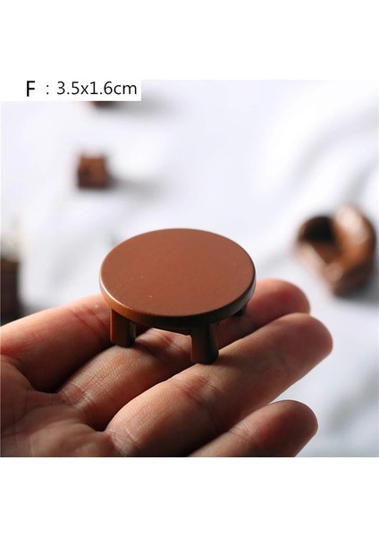 As Picture Shows Dollhouse Mini Ahşap Mobilya Bebekler Oyuncak Ev Mini Yatak Odası Takımı Dıy Miniatura Dollhouse Mobilya Çocuklar Için (Yurt Dışından)