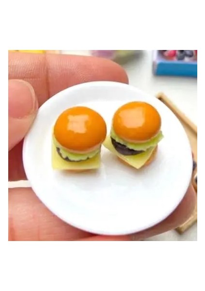 1 Takım Hamburger Tarzı 1 Takım 1:12 Minyatür Hamburger Mini Meyve Salatası Blyth Barbie Için Gıda Pretend OB11 Bjd Bebek Evi Mutfak Oyun Oyuncaklar Aksesuarları (Yurt Dışından)