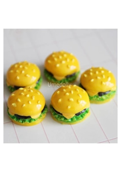 Pengfu Shop Sarı Stil Ale Oyna Pretend Minyatür Dollhouse Mini Hamburger Patates Kızartması Fast Food Bjd Barbies Için Bebek Mutfak Aksesuarları Oyuncak (Yurt Dışından)