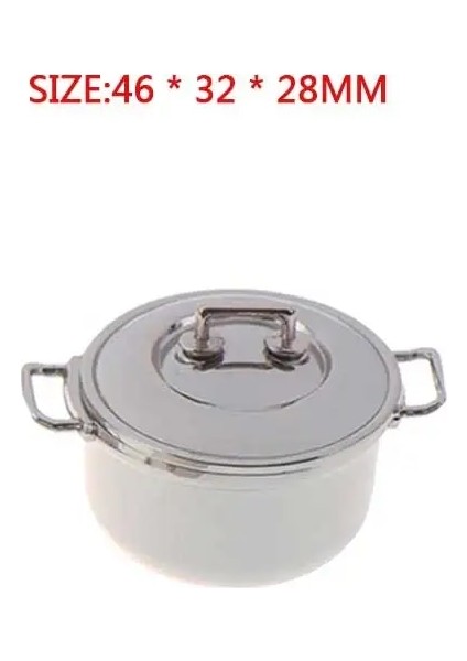 Stili Temizle 1:12 Evcilik Ev Için Mini Sofra Minyatür Şekil Çatal Pot Mutfak Seti Gıda Oyuncakları Aksesuarları Bebekler Oyuncaklar Noel Oyna Pretend (Yurt Dışından)