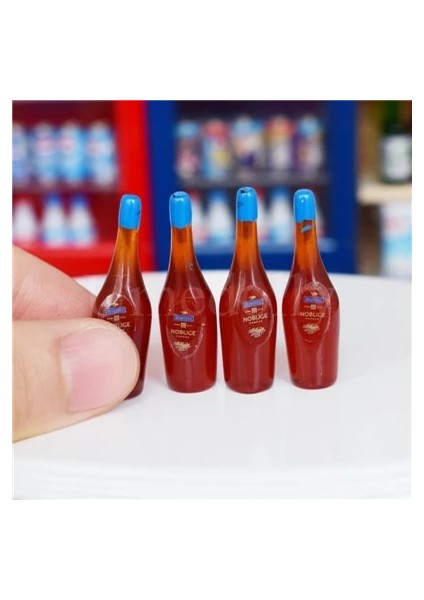 Gümüş Tarzı Cla Dollhouse Minyatür Viski Şarap Şişeleri Oyna Pretend Ev Mutfak Yemek Bebek Içecek Aksesuarları Için (Yurt Dışından)