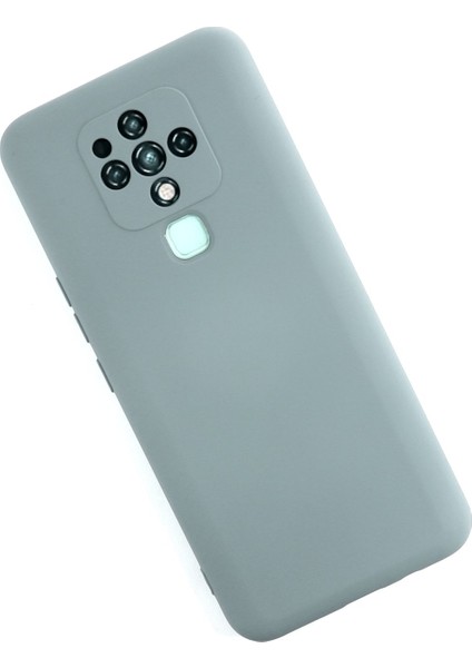 Tecno Camon 16 Kılıf Nano Içi Kadife Silikon - Buz Mavisi 300099