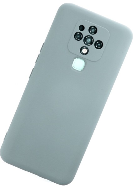 Tecno Camon 16 Kılıf Nano Içi Kadife Silikon - Buz Mavisi 300099