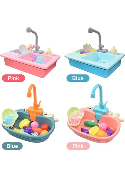 Boyut M 03 Stili Çocuklar Mutfak Lavabo Oyuncaklar Simülasyon Elektrikli Bulaşık Makinesi Oyna Pretend Mini Mutfak Gıda Çocuk Rol Oynayan Set Oyuncaklar Kızlar Için (Yurt Dışından)