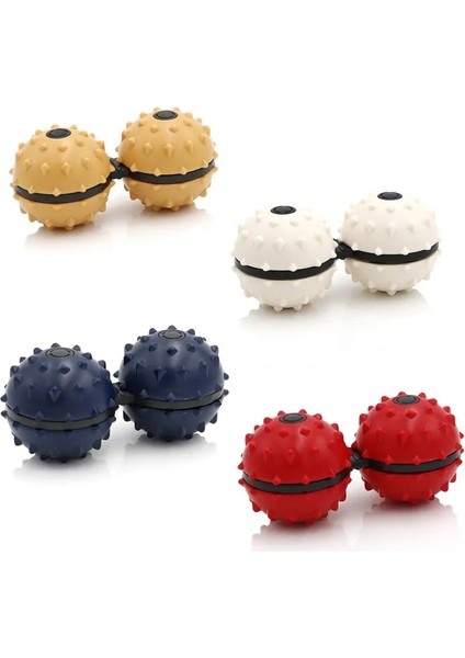 Kırmızı Stil Masaj Dekompresyon Gyro Topu Parmak Oyuncakları Fidget Er Ingertip Dönen Yapışık Gyro Antistres Oyuncak El Dönen Top (Yurt Dışından)