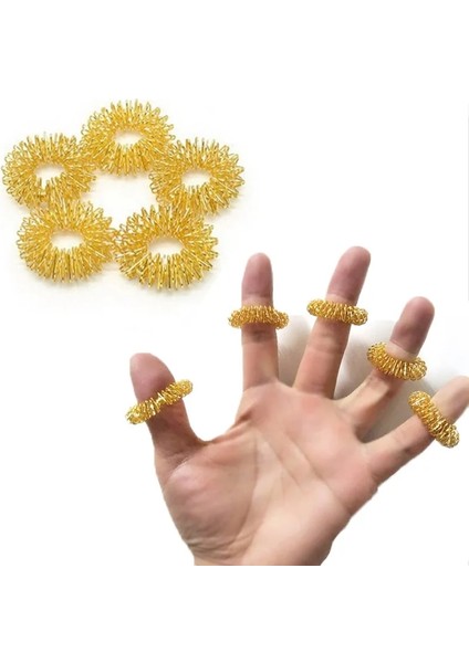 5 Adet Çok Renkli Stil Ky Duyusal Anksiyete Yüzüğü Parmak Masajı Için El Akupunktur Masajı Fidget Yüzükler Oyuncak Stres Giderici Dolaşım Yüzükleri (Yurt Dışından) fırsatları