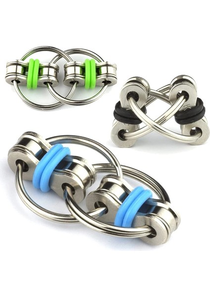 Siyah Stil Infinity Metal Zincir Fidget Oyuncak Havalandırma Anahtarlık Anahtarlık Çocuklar Yetişkinler Için Anti Stres Anahtarlık Duyusal Oyuncaklar Stres Dehb Rahatlatmak (Yurt Dışından) modelleri