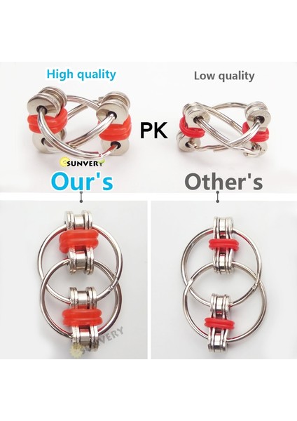 Siyah Stil Infinity Metal Zincir Fidget Oyuncak Havalandırma Anahtarlık Anahtarlık Çocuklar Yetişkinler Için Anti Stres Anahtarlık Duyusal Oyuncaklar Stres Dehb Rahatlatmak (Yurt Dışından) fırsatları