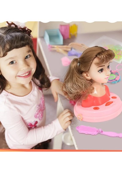 MY338-4 Stili Çocuk Makyaj Oyuncak Prenses Dıy Baş Manken Seti Çok Stil Saç Modeli Bebek Kız Oyuncak Saç Giydirme Oyuncak Hediye Kızlar Için (Yurt Dışından) fırsatları