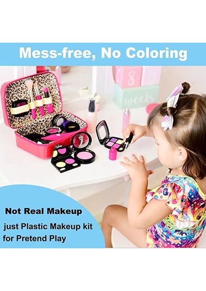 Çocuk Makyajı D Stili Çocuk Makyaj Oyuncaklar Kızlar Için Moda Bebek Comestic Box Makyaj Kızlar Için Makyaj Oyuncaklar Makyaj Oyna Pretend Oyuncaklar Gerçek Değil Makyaj (Yurt Dışından) modelleri