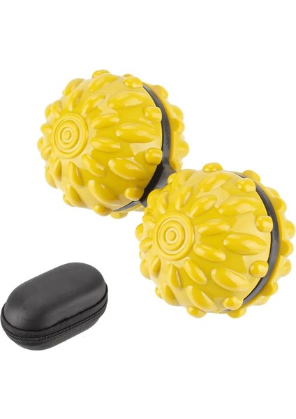 Sarı 1 Çanta Stili Masaj Yoga Spor Fitness Baoding Topları Anti Stres Dehb Relax Fidget Oyuncak El Er Plastik Er Yaratıcı Boş Zaman Edc (Yurt Dışından)