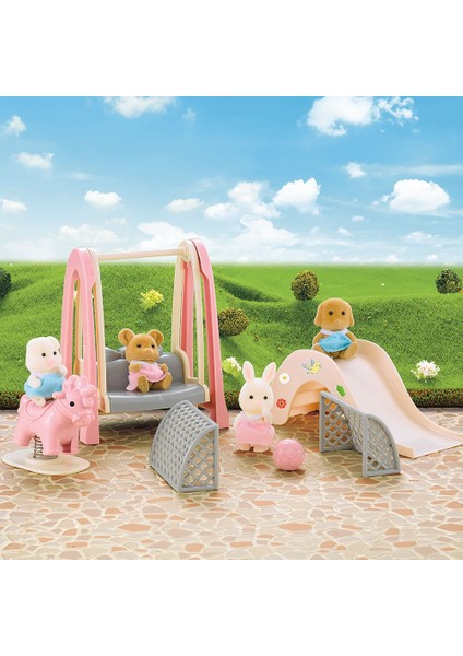 8pcs-A Tarzı Orman Aile Dollhouse Mobilya Yeni Bebek Evi Aksesuarları Slayt Minyatürler Eğlence Parkı Miniture Acessories Futbol (Yurt Dışından) modelleri