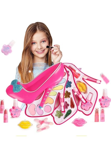 SSNH-79687H7 Stili Yeni Kız Makyaj Seti Moda Çocuk Kozmetik Makyaj Seti Oyna Pretend Prenses Çocuklar Kozmetik Kız Yılbaşı Hediyeleri Için Yıkanabilir (Yurt Dışından) modelleri