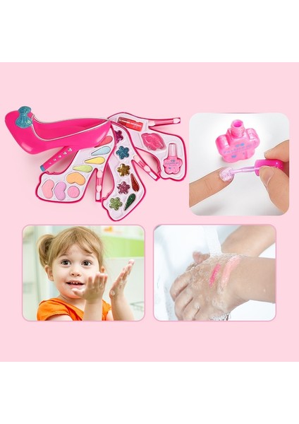 SSNH-79687H7 Stili Yeni Kız Makyaj Seti Moda Çocuk Kozmetik Makyaj Seti Oyna Pretend Prenses Çocuklar Kozmetik Kız Yılbaşı Hediyeleri Için Yıkanabilir (Yurt Dışından) fırsatları