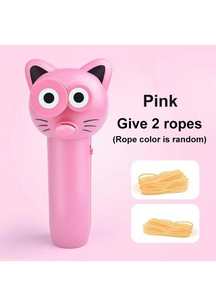 Pembe Tarzı Zipstring Halat Başlatıcı Fidget Roller Oyuncaklar Sevimli Kedi Dize Denetleyici Halat Uçan Komik Parti Elektrikli Oyuncaklar Çocuklar Için Noel Hediyeleri (Yurt Dışından)