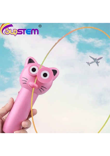 Pembe Tarzı Zipstring Halat Başlatıcı Fidget Roller Oyuncaklar Sevimli Kedi Dize Denetleyici Halat Uçan Komik Parti Elektrikli Oyuncaklar Çocuklar Için Noel Hediyeleri (Yurt Dışından)