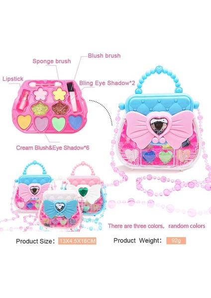 NO.133801 Stili Oyna Pretend Moda Çocuk Kozmetik Makyaj Seti Güvenli Yıkanabilir Çocuklar Kız Bebek Oyuncakları Için Prenses Güzellik (Yurt Dışından) fırsatları