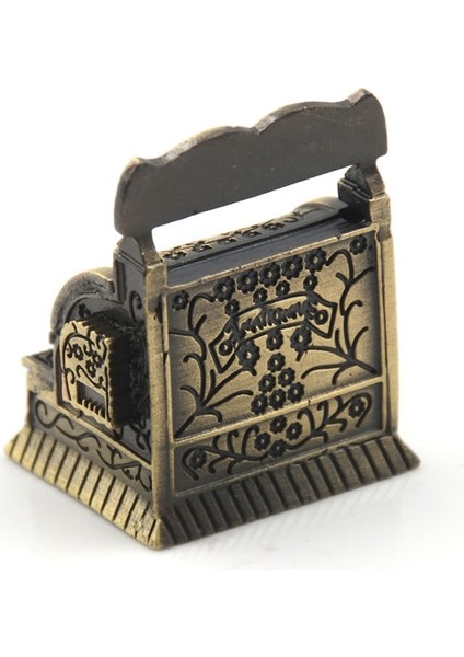 Kırmızı Stil 2022 Yeni Vintage Metal Yazarkasa Bebek Ev Dekorasyonu Için 1:12 Evcilik Mobilyası Minyatür Aksesuarlar (Yurt Dışından)