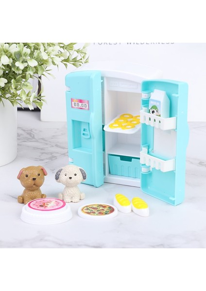 F Stili 1:12 Simülasyon Minyatür Mobilya Oyuncak Bebek Dollhouse Buzdolabı Masa Yemek (Yurt Dışından) fiyatları