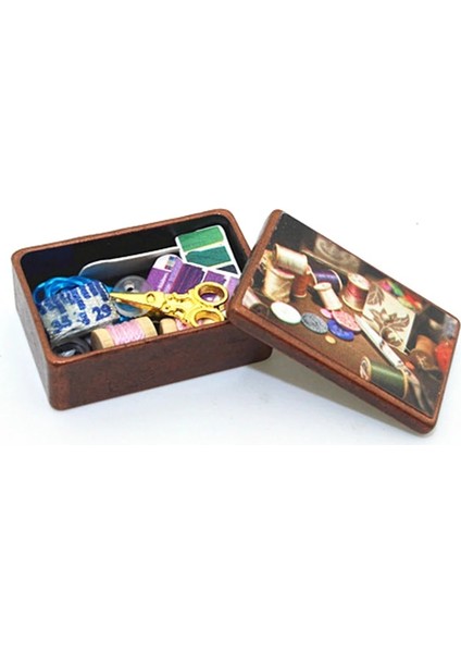 G Tarzı Dollhouse Minyatür Dikiş Kutusu Mini Konu Veya Cetvel Oyuncak OB11 Bjd Blyth Gsc Bebek Evi Aksesuarları Dekorasyon (Yurt Dışından) fırsatları