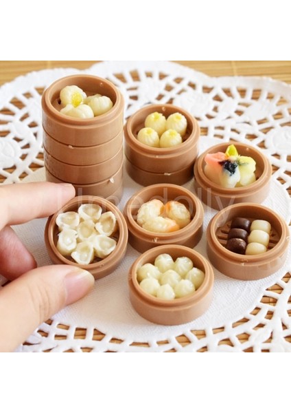 2 Adet Stil 4 Stil Ale Minyatür Çin Dim Sum Dollhouse Pretend Mama Bebek Evi Için Mutfak Barbieler Için Blyth Bjd Bebek Çocuklar Için (Yurt Dışından)