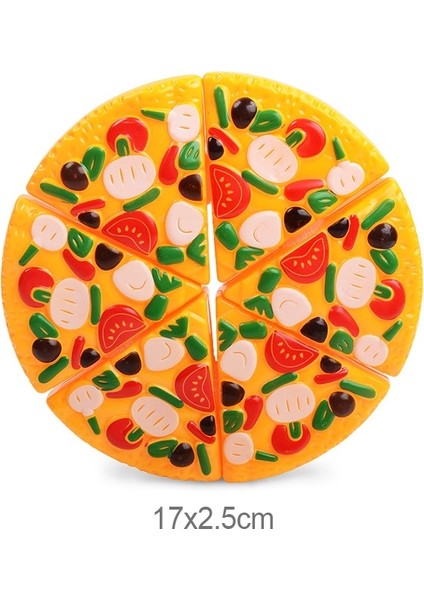 Enjeksiyon Pizza Stili Simülasyon Mutfak Oyuncak Pretend Ahşap Klasik Oyun Montessori Çocuklar Için Eğitici Oyuncak Çocuklar Hediye Kesme Meyve Sebze (Yurt Dışından)
