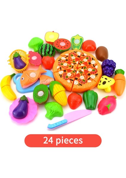 12 Adet Tarzı Pcsset Seçin Plastik Mutfak Oyuncakları Rol Yapma Meyve Sebze Oyuncak Kesme Gıda Çocuklar Mutfak Oyun Oyuncak Pretend (Yurt Dışından)