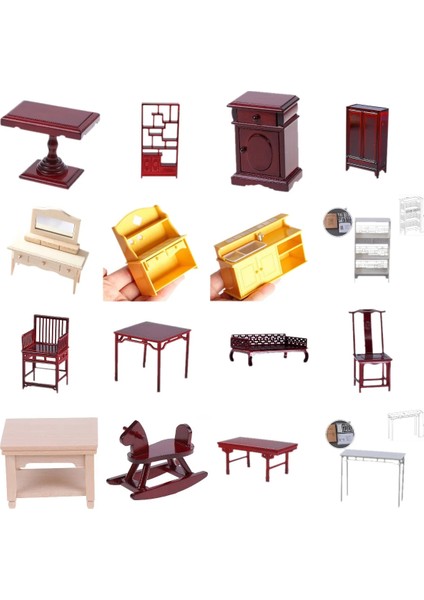 Stil 4 Stil Dollhouse Minyatür Ahşap Lavabo Dolabı Banyo Mobilyaları Oyuncaklardollhouse Banyo Mutfak Dekorasyonu (Yurt Dışından) fiyatları