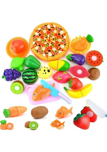 4 Adet Set Stili Çocuklar Mutfak Plastik Gıda Oyuncak Dıy Kek Oyuncak Kesme Meyve Sebze Gıda Çocuklar Için Oyuncaklar Oyna Pretend Eğitici Hediye (Yurt Dışından)