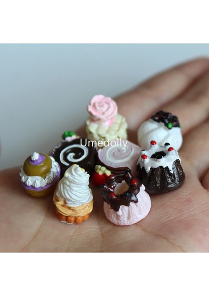 Turuncu Tarzı 1:6 Ölçekli Kawaii Minyatür Dollhouse Kek Dükkanı Pastane Mini Barbie Barbie Için Bjd Bebek Mutfak Aksesuarları Oyuncak (Yurt Dışından)