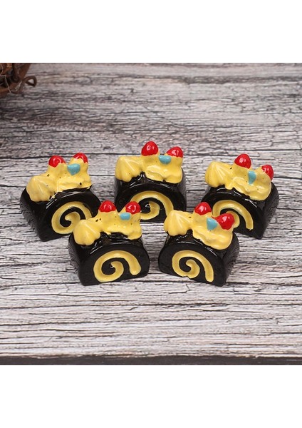 5 Adet Tarzı Adet Güzel Mini Kekler 1:12 Bebek Bebek Ev Mutfak Oyuncaklar Kız Sahne Modeli Pasta Biblosu Dollhouse Mutfak Oyuncak Aksesuarları (Yurt Dışından)