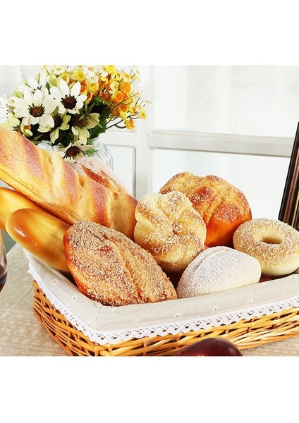 No.6 Tarzı Sahte Ekmek Hamburger Yapay Kek Donuts Gıdalar Oyuncak Tatlı Vitrin Ekran Fotoğraf Sahne Mutfak Oyuncak Çocuklar Için (Yurt Dışından)