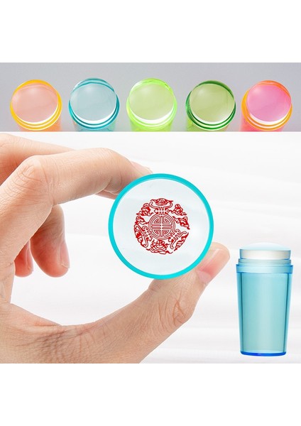 Şablon 10 Stili Fransız Çivi Manikür Kitleri Için Kazıyıcı Jöle Silikon Damga ile Renkli Şeffaf Tırnak Stamper Nail Art Damgalama Aracı (Yurt Dışından)