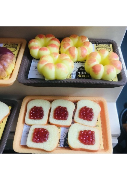 Stil5 Stil 1:12 Evcilik Minyatür Ekmek Mmulation Blyth Barbies Için Donut Tost Bjd Bebek Evi Oyun Mutfak Oyuncaklar Aksesuarları (Yurt Dışından) modelleri
