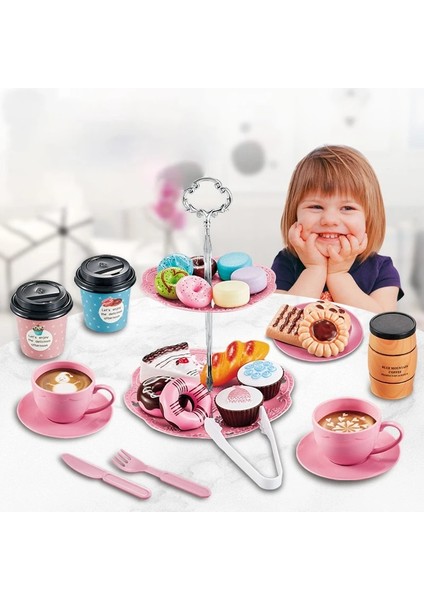Bc Pembe 38 Adet Tarzı Mutfak Oyuncaklar Simülasyon Gıda Tost Makinesi Ekmek Kahve Kek Çocuklar Için Oyna Pretend Kahve Makinesi Oyuncak Seti Oyunu Çocuklar Noel Hediyesi (Yurt Dışından)