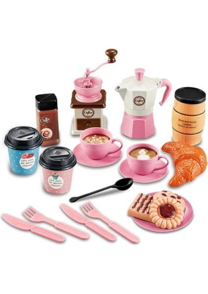 Bc Pembe 38 Adet Tarzı Mutfak Oyuncaklar Simülasyon Gıda Tost Makinesi Ekmek Kahve Kek Çocuklar Için Oyna Pretend Kahve Makinesi Oyuncak Seti Oyunu Çocuklar Noel Hediyesi (Yurt Dışından)