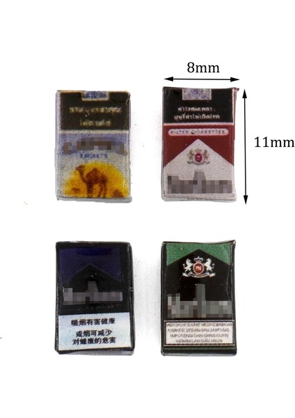 D Tarzı Dollhouse Minyatür Sigara Durumda Model Oyuncaklar OB11 Bjd Için Blythe Bebek Evi Aksesuarları Dekorasyon (Yurt Dışından)