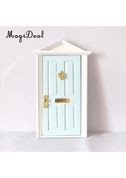 Ahşap Tarzı Magideal 1:12 Bebek Evi Minyatür Ahşap Dikenli Açık Kapı Donanımlı Dollhouse Yatak Odası Banyo Çocuk Oyuncak 5colors (Yurt Dışından) modelleri