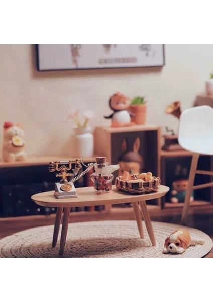 Çap 11.5cm Tarzı Dokuma El Türk Halıları Bebek Evi Mini Halı Paspas Minyatür Dekor Zemin Kaplamaları 1:12 Ölçekli Dıy Dollhouse Aksesuarları Kitleri (Yurt Dışından)