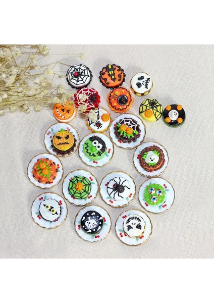 1 Adet Yılbaşı Pastası Stili 1:12 Minyatür Dollhouse Gıda Cadılar Bayramı Veya Noel Meyve Çikolatalı Kek + Blyth Barbies Için Tabağı Bjd Bebek Aksesuarları (Yurt Dışından) indirimleri