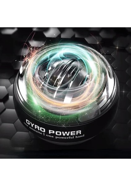 Çanta Stili Fidget Power Bilek Topu Kendiliğinden Başlayan Jiroskop Powerball El Kası Relax Bilek Topu Kuvvet Eğitmen Antistres Rulo (Yurt Dışından)