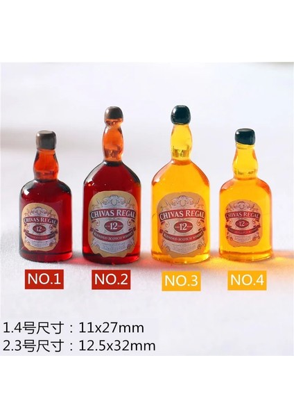 4 Adet Style2 Stili Ale Sevimli Mini Kola Minyatür Dollhouse Içecek Şişesi Wink Soda Içecek Oyna Pretend Gıda Oyuncaklar Mutfak Aksesuarları (Yurt Dışından)
