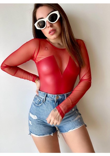 Kadın Suni Deri Bodysuit fiyatları