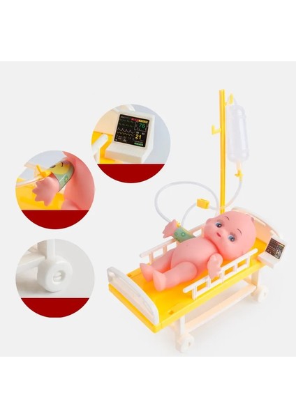 23 Adet Kırmızı 344G Tarzı Çocuklar Oyna Pretend Doktor Oyuncak Seti Simülasyon Tıbbi Ekipman Stetoskop Çocuklar Için Saklama Kutusu Hediye Oyna (Yurt Dışından)