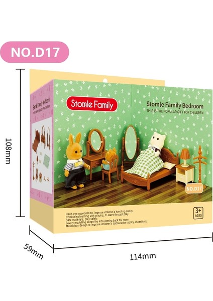 D17 Stili Orman Ailesi Minyatür 1 Yeni Mobilya Minyatür Acessories Bebek Evi Aksesuarları Slayt Minyatürler Banyo Dolabı (Yurt Dışından)