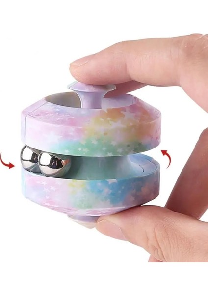 C Stili Dönen Mermer Parça Büyülü Boncuk Metal Parmak Ucu Dekompresyon Infinity Cube Er Rahatlatmak Streball Bulmaca Deforme Oyuncak (Yurt Dışından) fırsatları