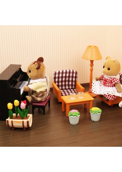 B11 Stili 1:12 Miniatura Dollhouse Mobilya Oyuncak Bebek Bebek Dıy Orman Aile Villa Dalgalanma Yatak Takımları Banyo Oyuncakları Kız Hediyeleri (Yurt Dışından)