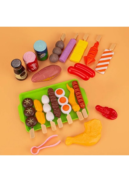 No.1 Tarzı Bebek Simülasyon Barbekü Oyna Pretend Mutfak Çocuk Oyuncak Tencere Pişirme Gıda Barbekü Rol Oynamak Çocuklar Için Dıy Eğitici Hediyeler Zll (Yurt Dışından)