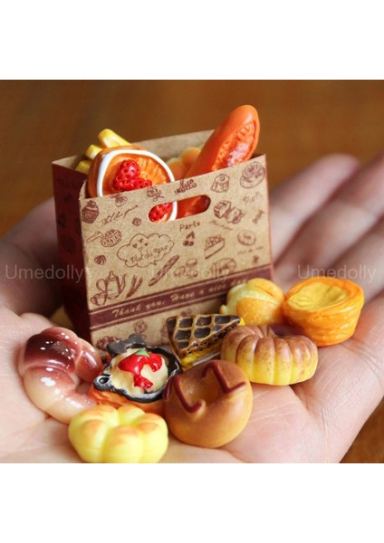 4 Ekmek Bir Stil ile 1 Torba 1:6 Ölçekli Simülasyon Mini Ekmek Baget Minyatür Dollhouse Ekmek Gıda Blyth Barbie Için Bebek Mutfak Aksesuarları (Yurt Dışından)
